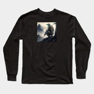 Halo Master Chief Original Artwork Long Sleeve T-Shirt